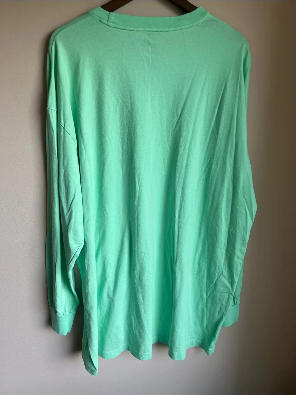 Polo Ralph Lauren Long Sleeve Mens 2XLT Mint Green Preppy Coastal Frat‎ Cotton